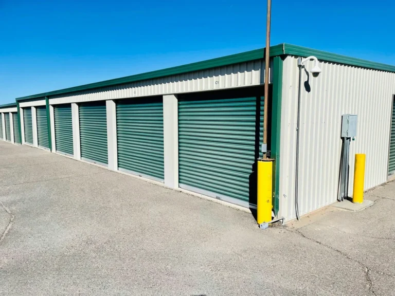 Steel self-storage facility with multiple units