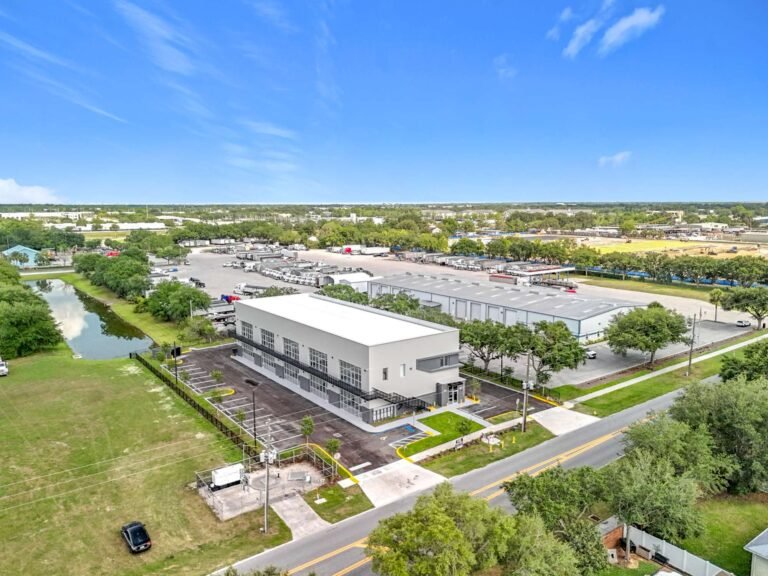 Steel warehouse exterior at 705 Hennis Road